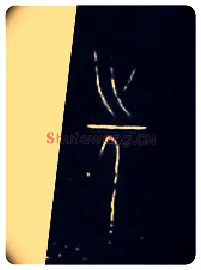 先毛笔大篆写法,摘自战国中山王三器